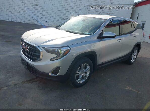 3GKALTEV7LL296034 2020 GMC TERRAIN Серый Передняя левая четверть