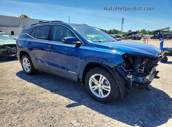 3GKALTEV7LL302124 2020 GMC TERRAIN Blue წინა მარჯვენა