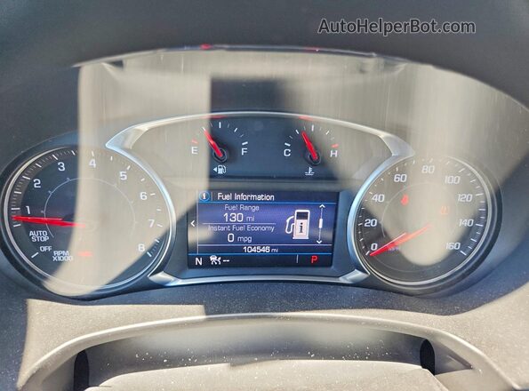 3GKALTEV7LL302124 2020 GMC TERRAIN Blue ხელსაწყოთა პანელის ხედი
