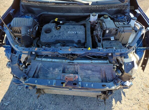 3GKALTEV7LL302124 2020 GMC TERRAIN Blue ძრავის განყოფილების ხედი