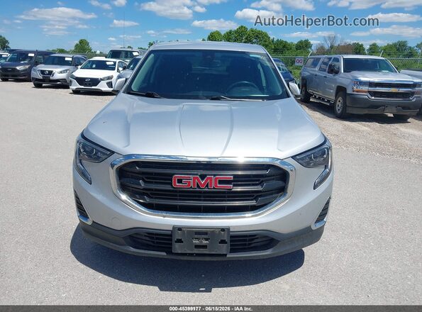 3GKALTEV7LL327315 2020 GMC TERRAIN Silver Вид задньої частини салону