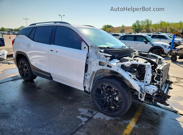 3GKALTEV7LL331736 2020 GMC TERRAIN Белый Передняя правая четверть