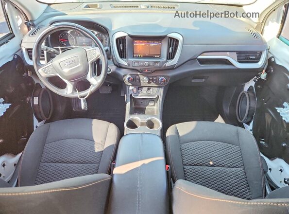 3GKALTEV7LL331736 2020 GMC TERRAIN Белый Вид панели приборов