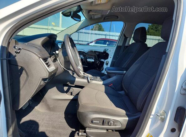 3GKALTEV7LL331736 2020 GMC TERRAIN Белый Вид салона спереди