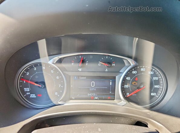 3GKALTEV7LL331736 2020 GMC TERRAIN Белый Вид щитка приборов