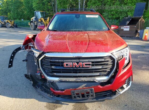3GKALTEV7NL128848 2022 GMC TERRAIN Red Front view