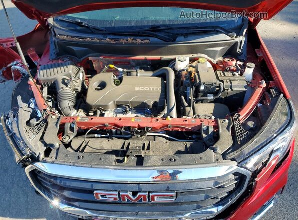 3GKALTEV7NL128848 2022 GMC TERRAIN Red Engine compartment view