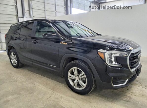 3GKALTEV7NL168430 2022 GMC TERRAIN Black Przód prawy