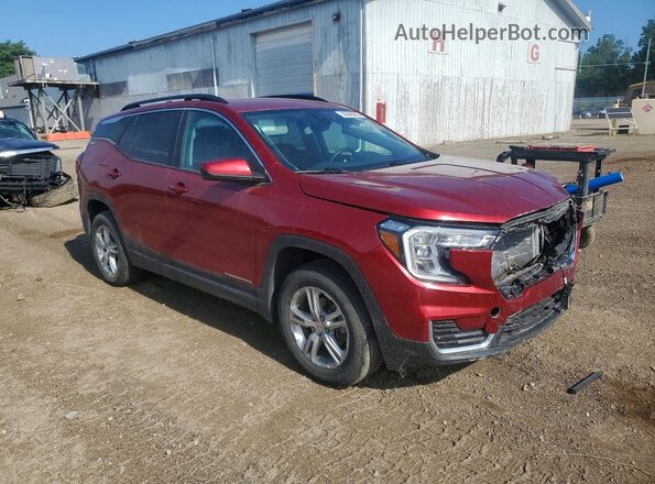 3GKALTEV7NL196972 2022 GMC TERRAIN Red Передня права чверть