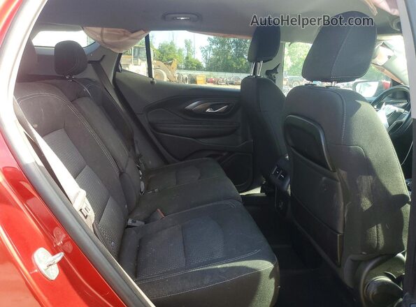 3GKALTEV7NL196972 2022 GMC TERRAIN Red Вид задньої частини салону