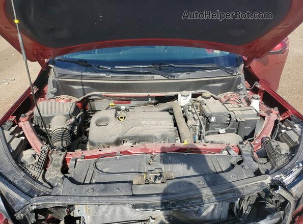 3GKALTEV7NL196972 2022 GMC TERRAIN Red Вид підкапотного простору