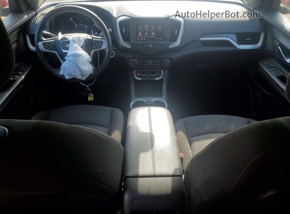 3GKALTEV7NL196972 2022 GMC TERRAIN Red Вид панелі приладів