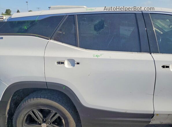 3GKALTEV8LL158146 2020 GMC TERRAIN White უკანა სალონის ხედი
