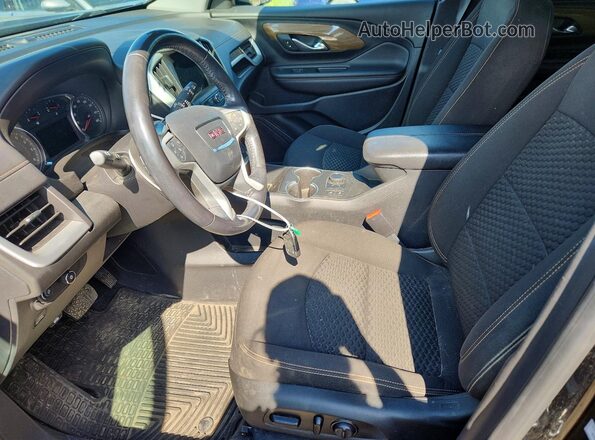 3GKALTEV8ML352368 2021 GMC TERRAIN Черный Вид салона спереди