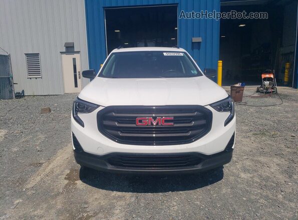 3GKALTEV8ML367775 2021 GMC TERRAIN White Դիմացի տեսք
