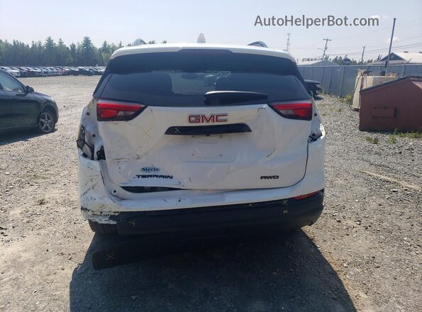 3GKALTEV8ML367775 2021 GMC TERRAIN White Հետևի տեսք