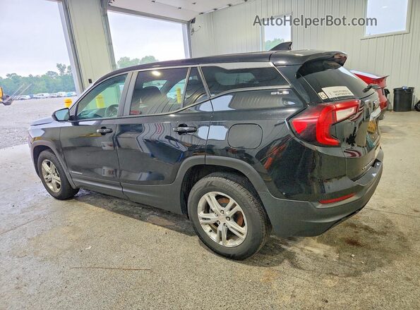 3GKALTEV8NL233835 2022 GMC TERRAIN Black Հետևի ձախ