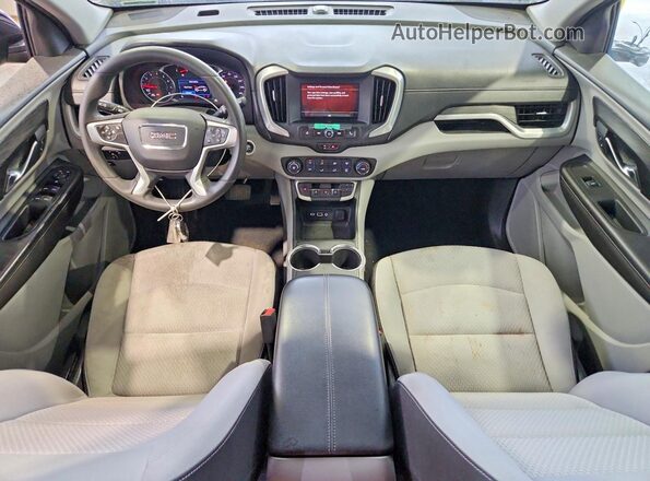 3GKALTEV8NL233835 2022 GMC TERRAIN Black Առջևի վահանակի տեսք
