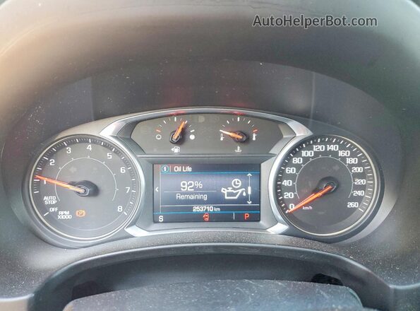 3GKALTEV9KL181238 2019 GMC TERRAIN Черный Вид щитка приборов
