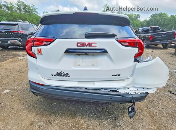 3GKALTEV9KL256309 2019 GMC TERRAIN White Widok z tyłu