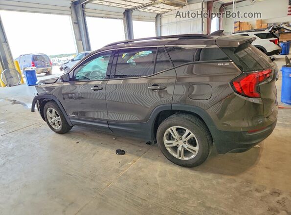 3GKALTEV9KL351985 2019 GMC TERRAIN Brown Trasero izquierdo