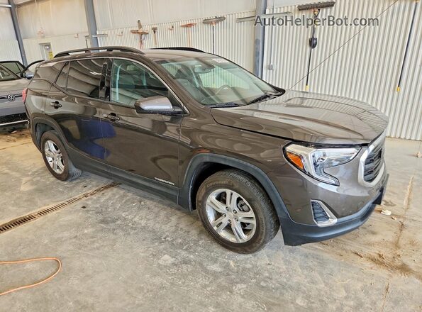 3GKALTEV9KL351985 2019 GMC TERRAIN Brown Delantero derecho
