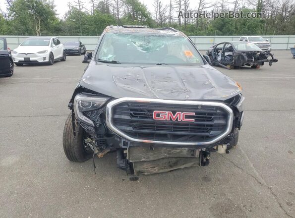 3GKALTEV9KL377115 2019 GMC TERRAIN Gray Widok z przodu