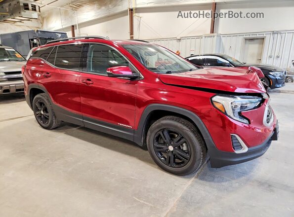 3GKALTEV9LL192127 2020 GMC TERRAIN Бордовый Передняя правая четверть