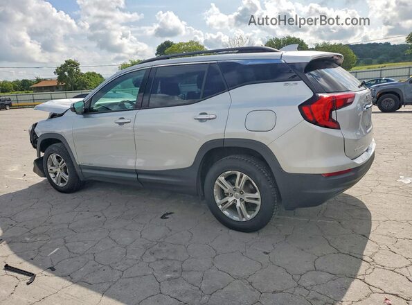 3GKALTEV9LL282796 2020 GMC TERRAIN Silver Trasero izquierdo