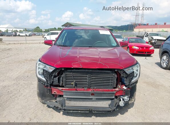 3GKALTEV9NL146199 2022 GMC TERRAIN Red უკანა სალონის ხედი
