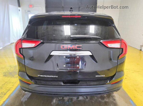 3GKALTEV9NL173144 2022 GMC TERRAIN Черный Вид сзади