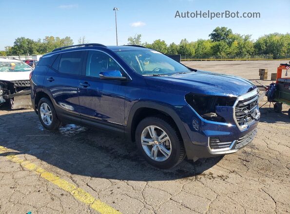 3GKALTEV9NL215344 2022 GMC TERRAIN Blue Vista del salpicadero