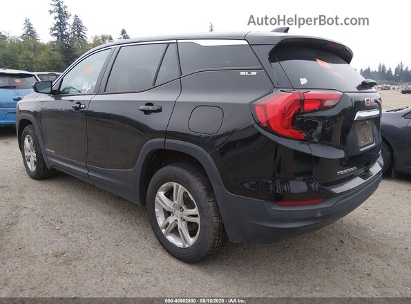 3GKALTEVXJL321537 2018 GMC TERRAIN Black Հետևի ձախ