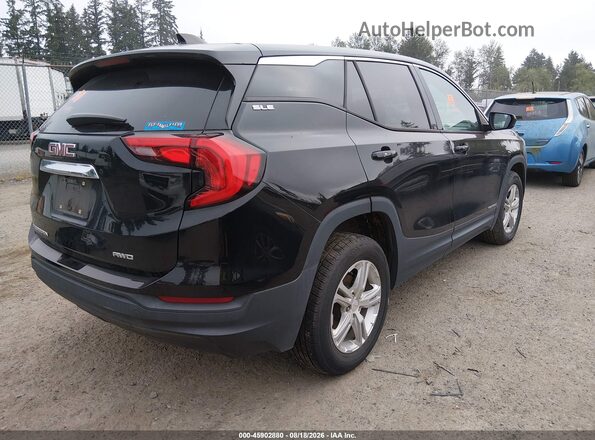 3GKALTEVXJL321537 2018 GMC TERRAIN Black Հետևի աջ