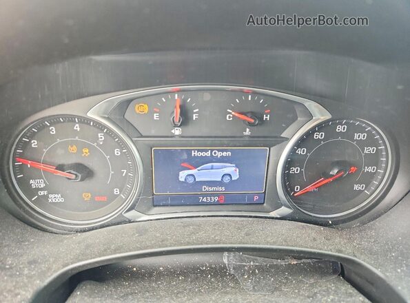 3GKALTEVXKL356015 2019 GMC TERRAIN Black Instrument cluster view