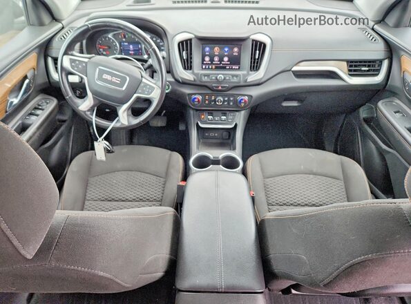 3GKALTEVXML370015 2021 GMC TERRAIN Black წინა პანელის ხედი