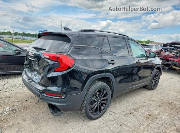 3GKALTEVXML370015 2021 GMC TERRAIN Black უკანა მარჯვენა
