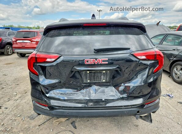 3GKALTEVXML370015 2021 GMC TERRAIN Black უკანა ხედი