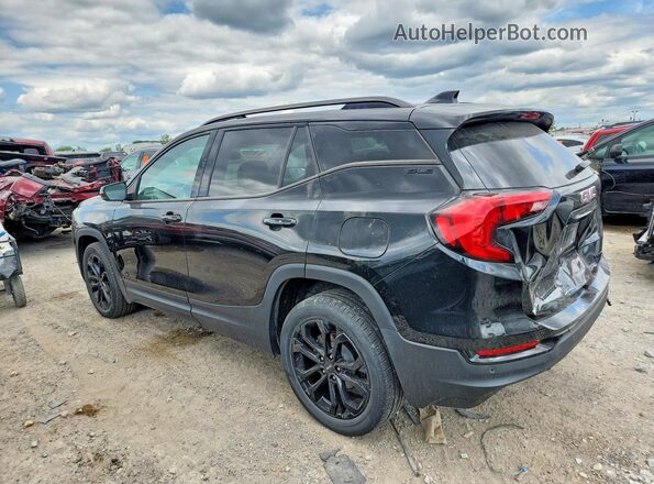 3GKALTEVXML370015 2021 GMC TERRAIN Black უკანა მარცხენა