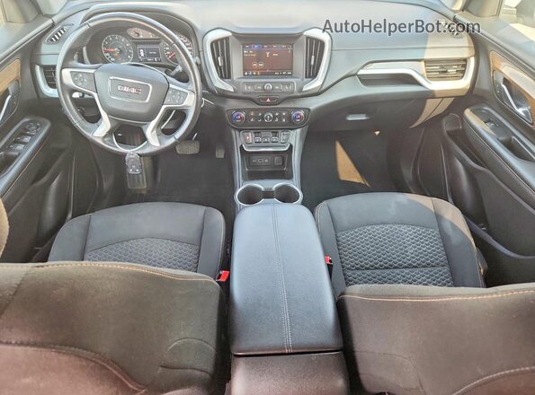 3GKALTEX0JL122322 2018 GMC TERRAIN White Vista del salpicadero