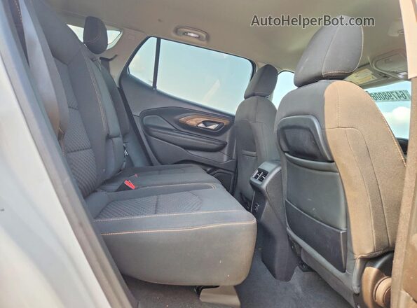 3GKALTEX0JL122322 2018 GMC TERRAIN White Vista interior trasera