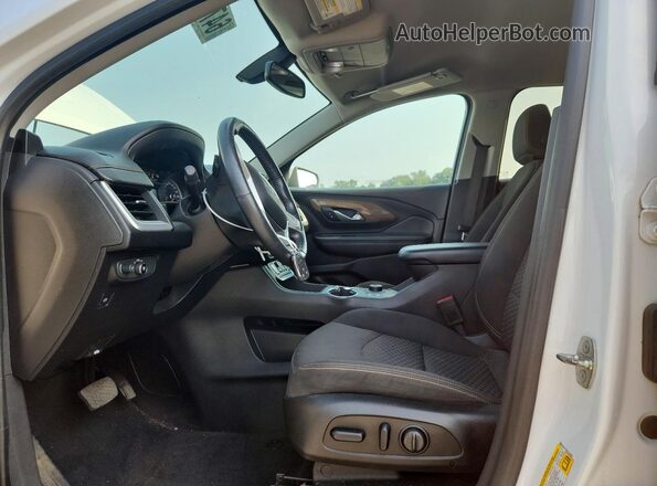 3GKALTEX0JL122322 2018 GMC TERRAIN White Vista interior delantera