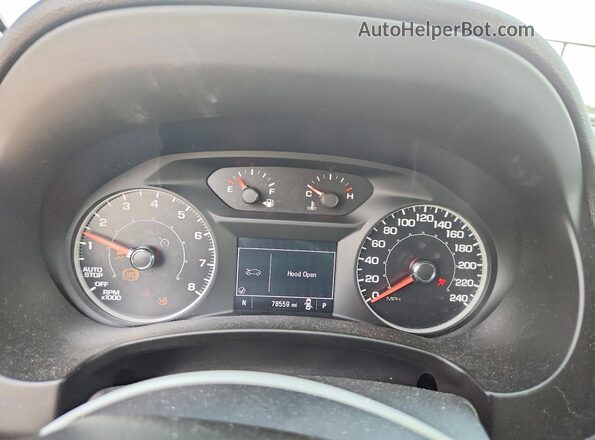 3GKALTEX0JL122322 2018 GMC TERRAIN White Vista del cuadro de instrumentos