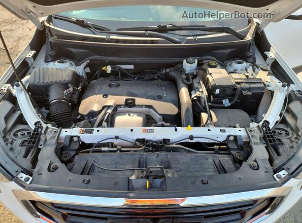 3GKALTEX0JL122322 2018 GMC TERRAIN White Vista del compartimento del motor