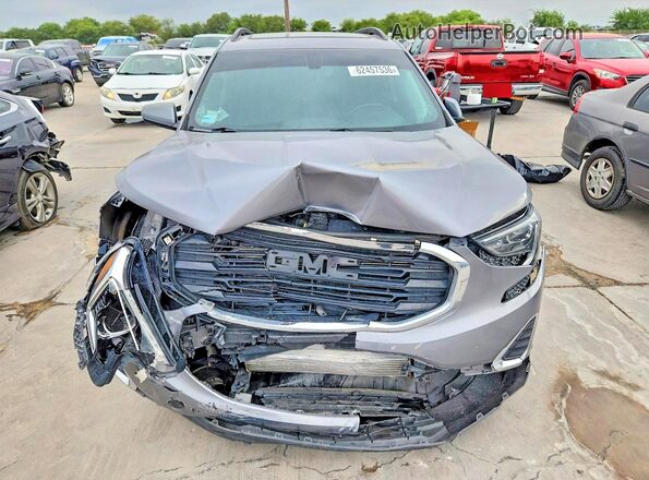 3GKALTEX4JL407976 2018 GMC TERRAIN Gray Դիմացի տեսք