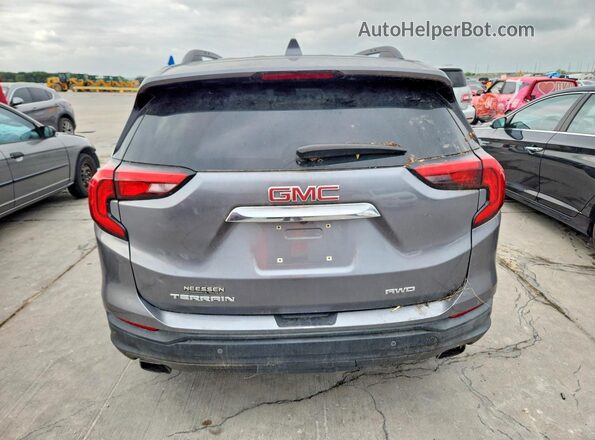 3GKALTEX4JL407976 2018 GMC TERRAIN Gray Հետևի տեսք