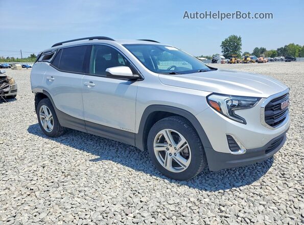 3GKALTEX5JL149161 2018 GMC TERRAIN Серебряный Передняя правая четверть