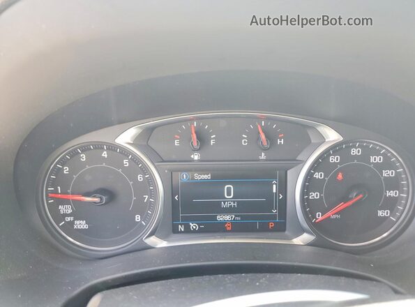 3GKALTEX5JL149161 2018 GMC TERRAIN Серебряный Вид щитка приборов