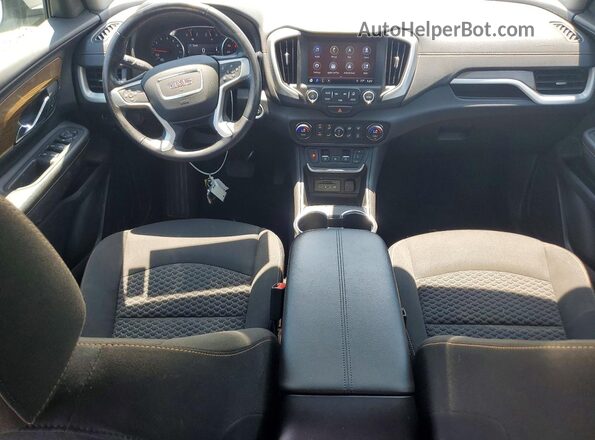 3GKALTEX5JL149161 2018 GMC TERRAIN Серебряный Вид панели приборов