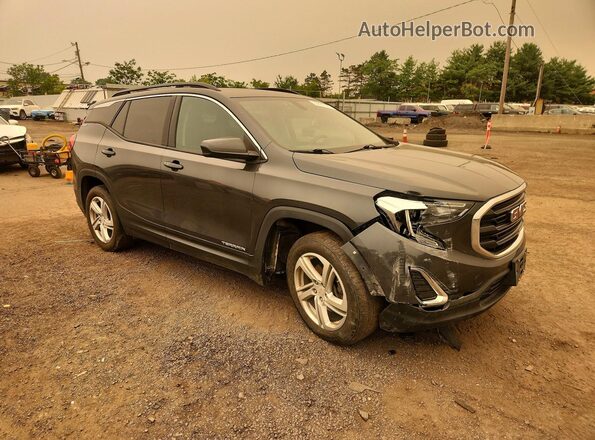 3GKALTEX9JL164682 2018 GMC TERRAIN Gray Przód prawy